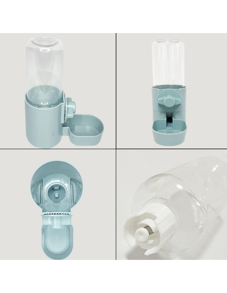 Botella de Agua Automática para Conejos 500 ML Kathson Azul