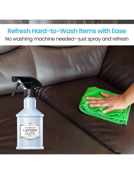 Spray Desodorante Natural LAVONS 370ml - Refrescante de Tela Luna Brillante