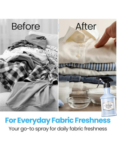 Spray Desodorante Natural LAVONS 370ml - Refrescante de Tela Luna Brillante