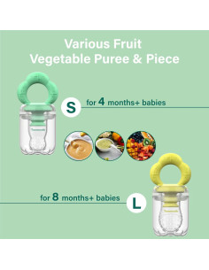 Moldes de Popsicle de Silicona Tenmonth para Bebés - 2 Piezas 2