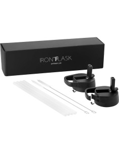 Tapa de Popote Carabiner IRON FLASK para Botellas 0.95L 2