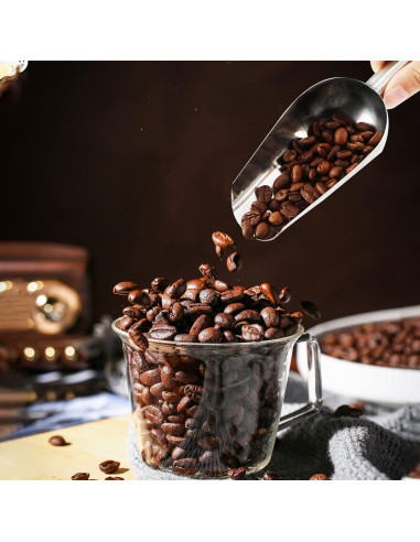 Cucharón de Hielo de Acero Inoxidable Ytaxcpvud 85g Plata