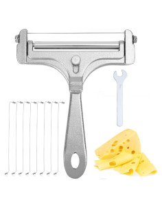 Cortador de Queso de Alambre Gosknor con 8 Cables Repuestos