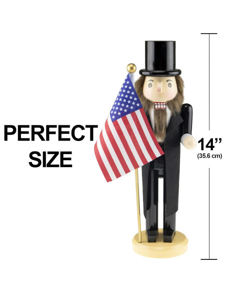 Cascanueces de Madera 35 cm Clever Creations Lincoln