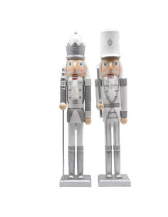 Set de 2 Cascanueces Decorativos Taller de Santa 61 cm