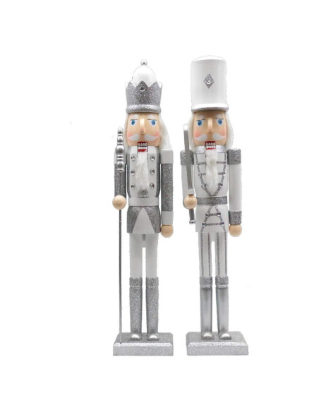 Set de 2 Cascanueces Decorativos Taller de Santa 61 cm