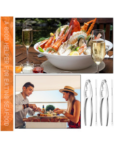 Juego de Herramientas para Mariscos Zhehao - 61 Piezas 2