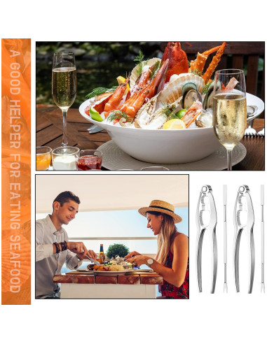 Juego de Herramientas para Mariscos Zhehao - 61 Piezas