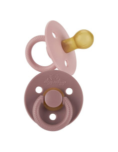 Chupetes de goma natural Itzy Ritzy, set de 2 para 0-6 meses