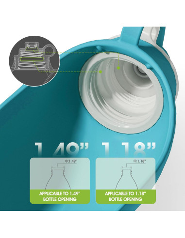 Botella de Agua para Perros Superdesign 580ML Azul Portátil