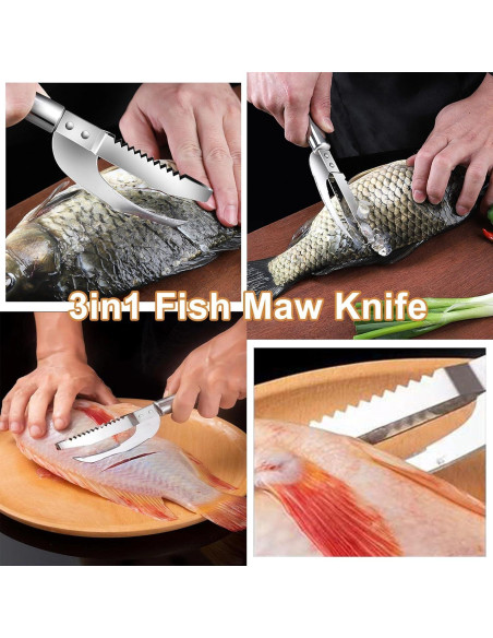 Cuchillo de Vientre de Pescado UGpine 10.16 cm Acero Inoxidable