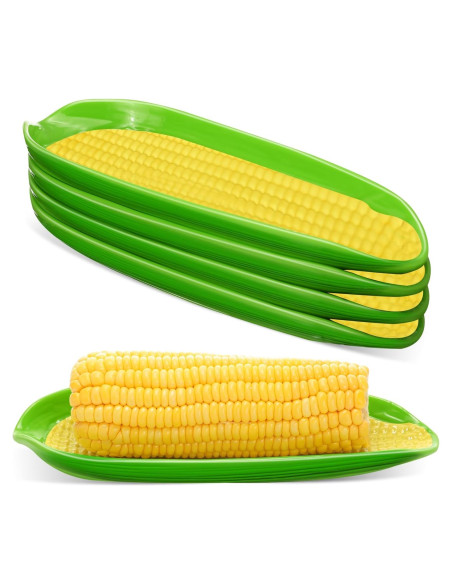 Platos de Maíz Melamina Antideslizantes Teenyyou - 4 Pcs