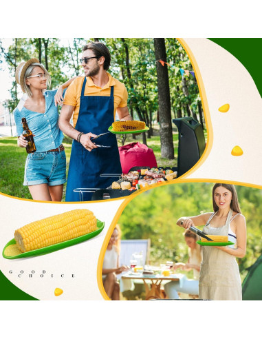 Platos de Maíz Melamina Antideslizantes Teenyyou - 4 Pcs