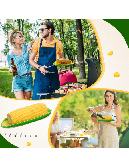 Platos de Maíz Melamina Antideslizantes Teenyyou - 4 Pcs