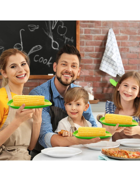 Platos de Maíz Melamina Antideslizantes Teenyyou - 4 Pcs