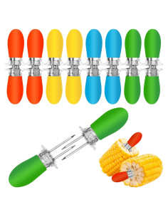 16 Piezas Sujetadores de Maíz Acero Inoxidable ZMFeng