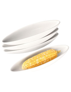 Set de 4 Platos de Cerámica para Mazorca 28 cm LIUYWYHCF