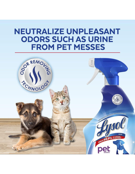 Lysol Spray Limpiador Desinfectante para Mascotas 946ml