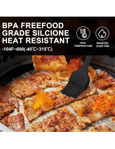 Set de 2 Brochas de Silicona SADAT Resistente al Calor 26.5 cm 2