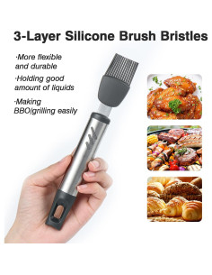 Brocha de Silicona Lebabo 19.5 cm Resistente al Calor 2