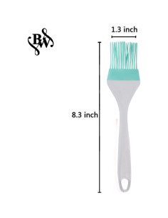 Juego de Brochas de Silicona B W - 3 Piezas Resistente al Calor 2