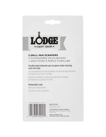 Raspador de Sartén a la Parrilla Lodge - 2 Unidades
