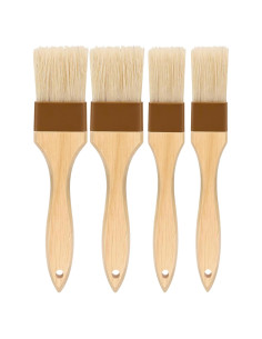 Brochas de repostería NXRACSH 4 piezas de cerda natural