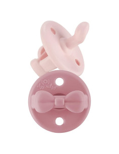 Chupetes Ortodónticos Itzy Ritzy Silicona 0-6 Meses - 2 Piezas