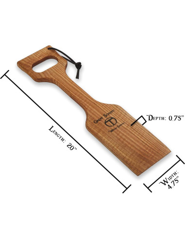 Rasqueta de Madera 20" Gran Rasqueta - Herramienta BBQ