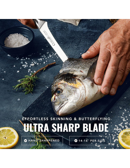 Cuchillo de Deshuesar Cutluxe 15.24 cm Acero Alemán Ergonómico