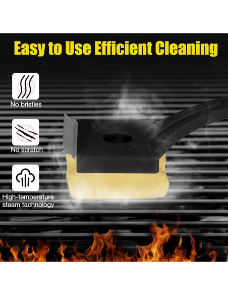 Cepillo de Limpieza a Vapor Kitwanda para Parrilla 38.1cm