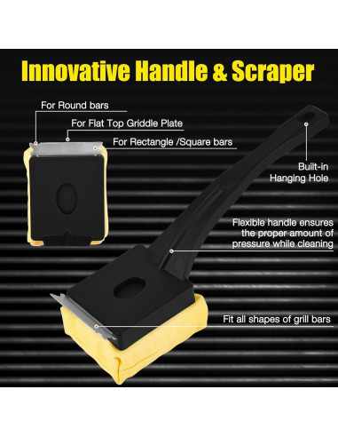 Cepillo de Limpieza a Vapor Kitwanda para Parrilla 38.1cm