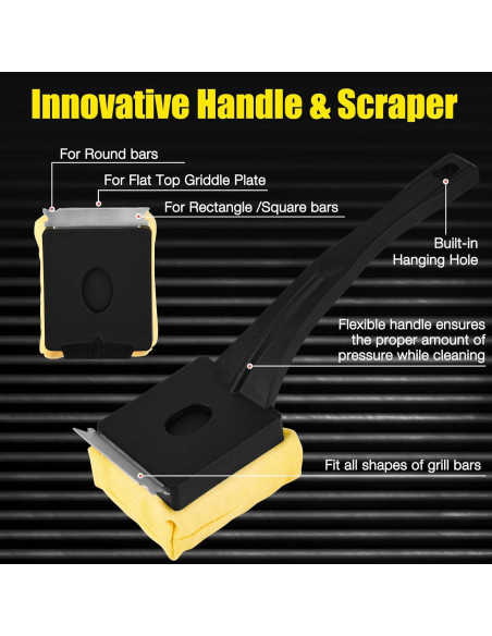 Cepillo de Limpieza a Vapor Kitwanda para Parrilla 38.1cm