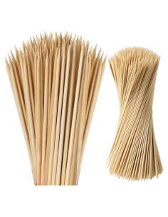 Palitos de Bambú para Asar Malvaviscos Suclain 400 Pcs 91.44 cm