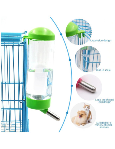 Paquete de 2 Botellas de Agua sin Goteo Oujimai 500 ml