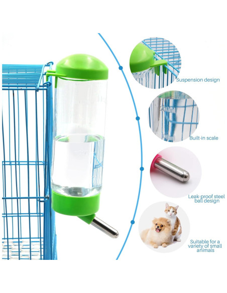 Paquete de 2 Botellas de Agua sin Goteo Oujimai 500 ml