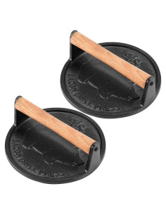 Paquete de 2 Prensas de Hierro Fundido HEIHAK 17.78 cm