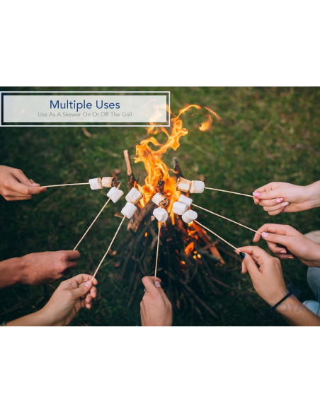 Estacas de Madera Natural Royal Imports 60.96 cm 100 Pcs