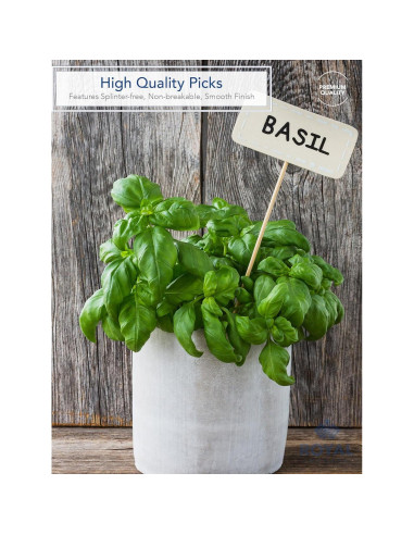 Estacas de Madera Natural Royal Imports 60.96 cm 100 Pcs