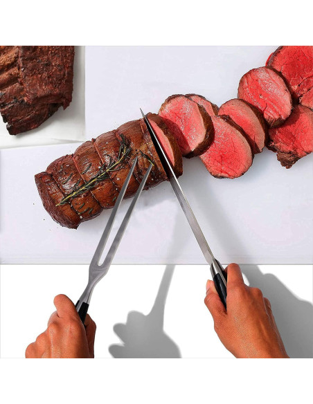 Tenedor de Tallado KAYCROWN de Acero Inoxidable 29.2cm