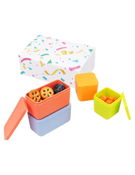 Contenedores de Dips VIOTIIN Silicona 4 Piezas A Prueba de Fugas