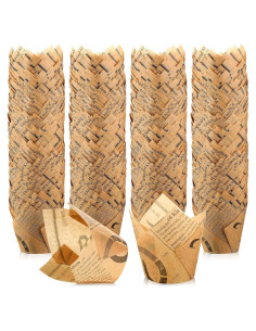 Yungyan 400 Forros de Tulipán para Cupcakes Resistentes a Grasa