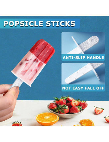 Palitos de Helado Choicy 6 Piezas Plástico Blanco