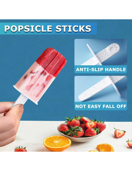 Palitos de Helado Choicy 6 Piezas Plástico Blanco