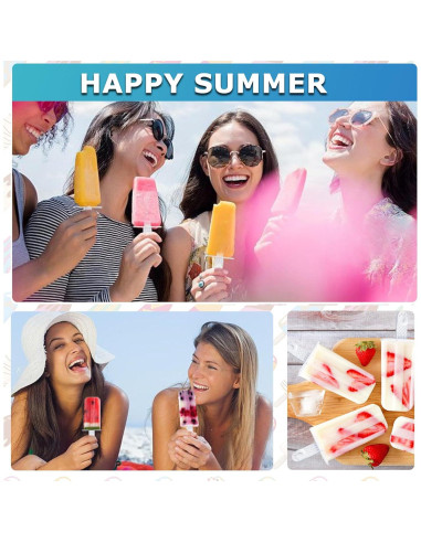 Palitos de Helado Choicy 6 Piezas Plástico Blanco