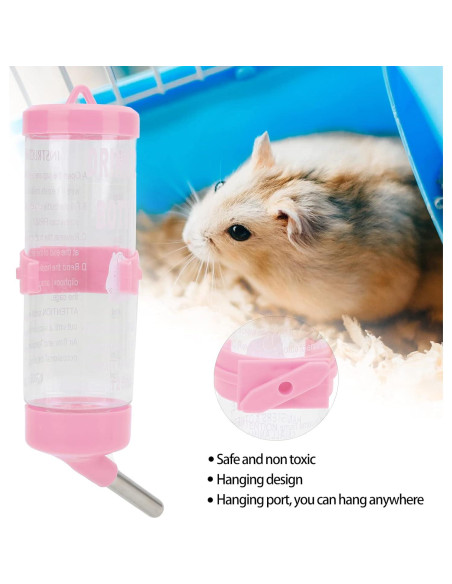 Botella de Agua Automática HEEPDD 125ml para Hámsteres y Pequeños Animales