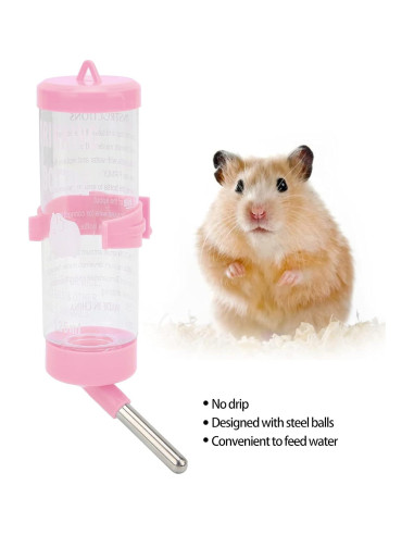 Botella de Agua Automática HEEPDD 125ml para Hámsteres y Pequeños Animales
