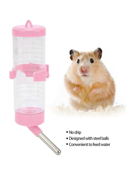 Botella de Agua Automática HEEPDD 125ml para Hámsteres y Pequeños Animales