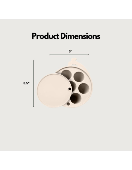 Bandeja Mini Congelador Avee & Co Silicona BPA Free 7 Moldes