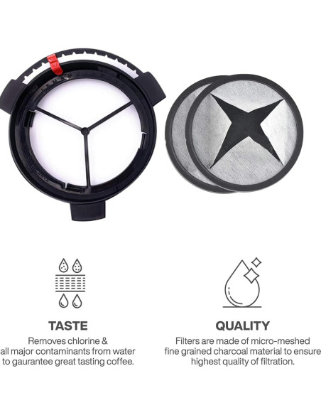 Discos de Filtro de Café BRENSTEN para Mr. Coffee - 6 Piezas